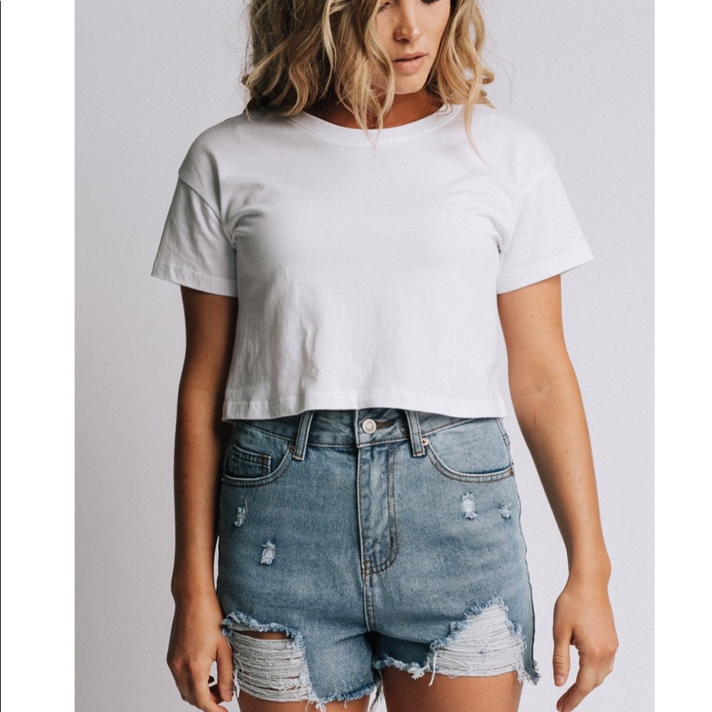 Clad and Cloth Vintage Style Denim Shorts